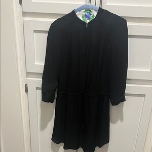 Stylish Black silk dress dry cleaned !